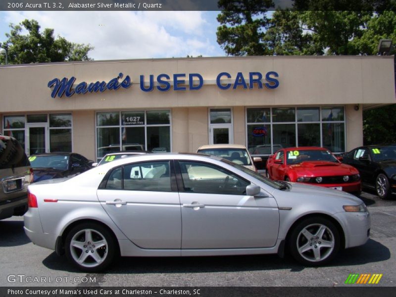 Alabaster Silver Metallic / Quartz 2006 Acura TL 3.2