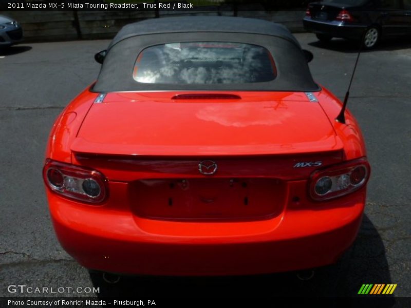 True Red / Black 2011 Mazda MX-5 Miata Touring Roadster