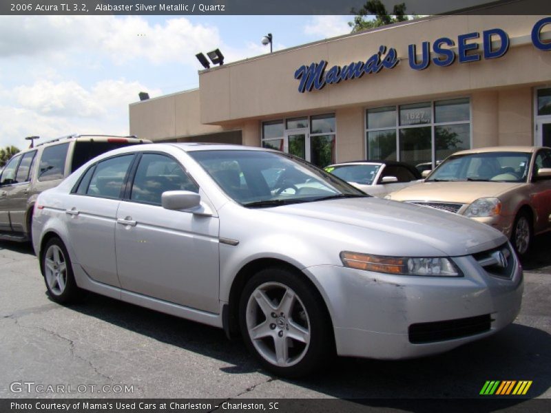 Alabaster Silver Metallic / Quartz 2006 Acura TL 3.2