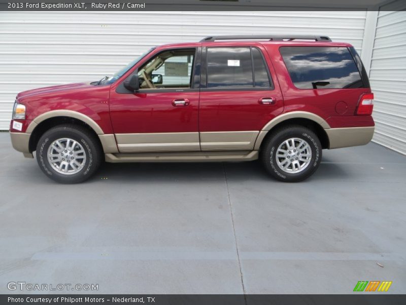 Ruby Red / Camel 2013 Ford Expedition XLT