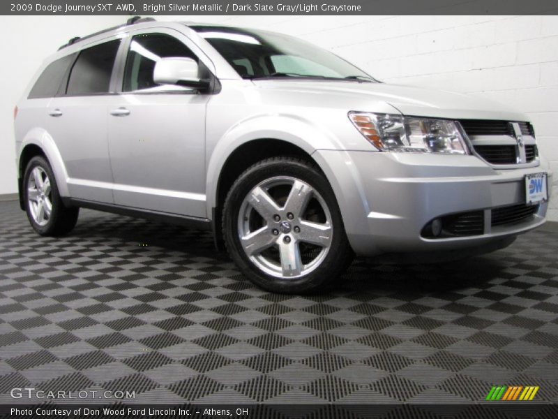 Bright Silver Metallic / Dark Slate Gray/Light Graystone 2009 Dodge Journey SXT AWD