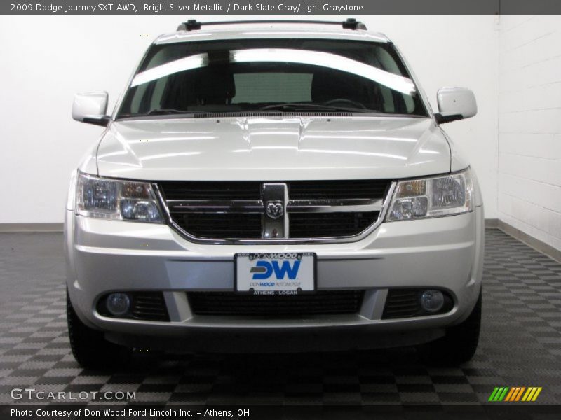 Bright Silver Metallic / Dark Slate Gray/Light Graystone 2009 Dodge Journey SXT AWD