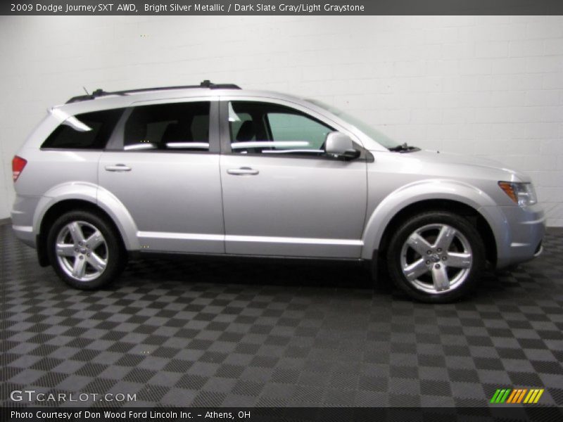 Bright Silver Metallic / Dark Slate Gray/Light Graystone 2009 Dodge Journey SXT AWD