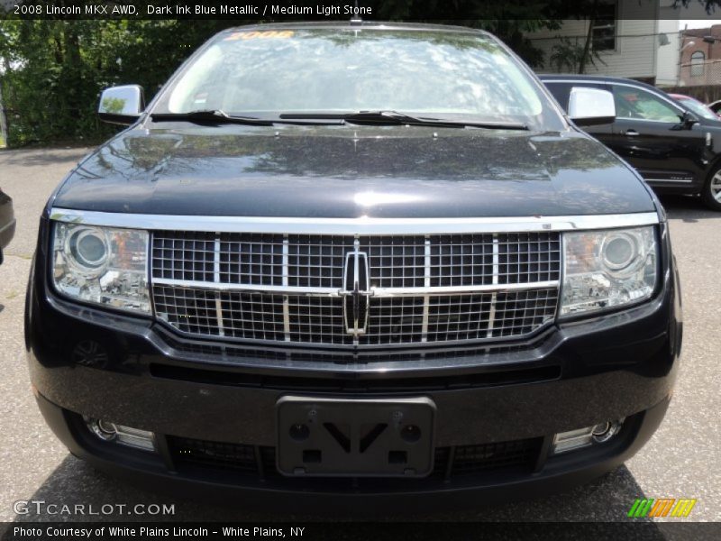 Dark Ink Blue Metallic / Medium Light Stone 2008 Lincoln MKX AWD