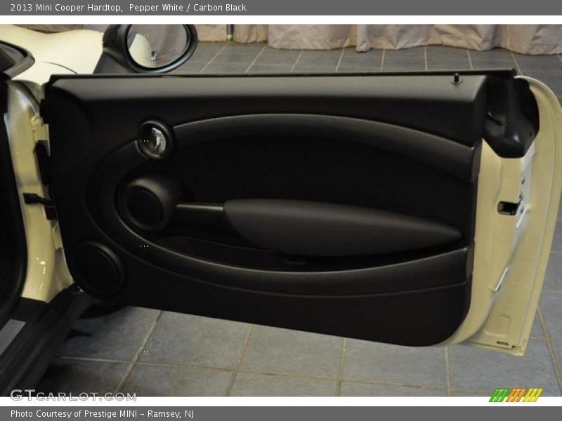 Pepper White / Carbon Black 2013 Mini Cooper Hardtop