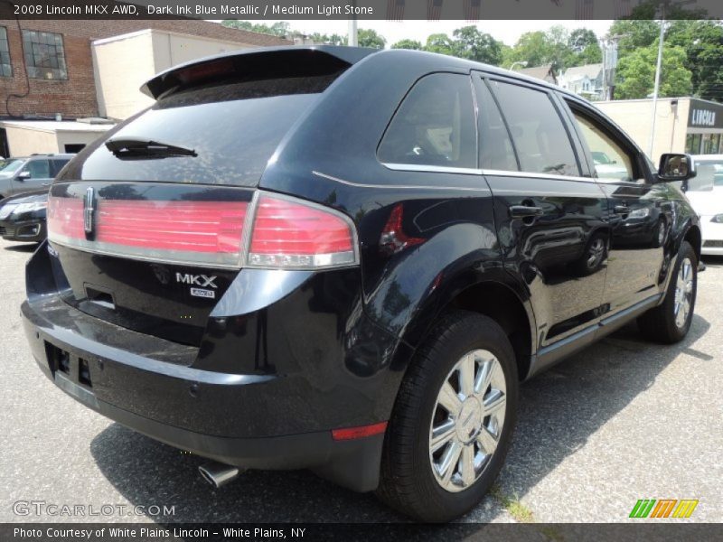 Dark Ink Blue Metallic / Medium Light Stone 2008 Lincoln MKX AWD