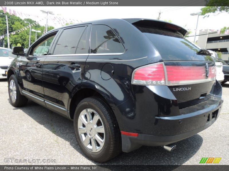 Dark Ink Blue Metallic / Medium Light Stone 2008 Lincoln MKX AWD