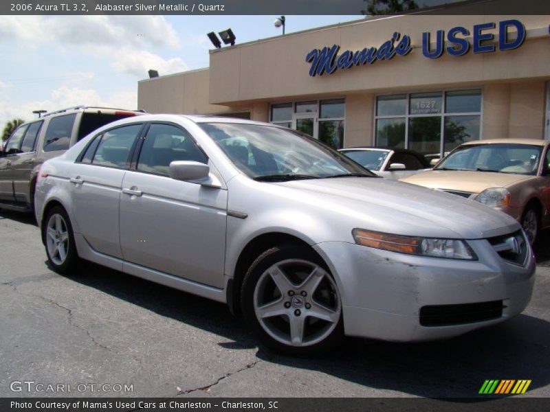 Alabaster Silver Metallic / Quartz 2006 Acura TL 3.2