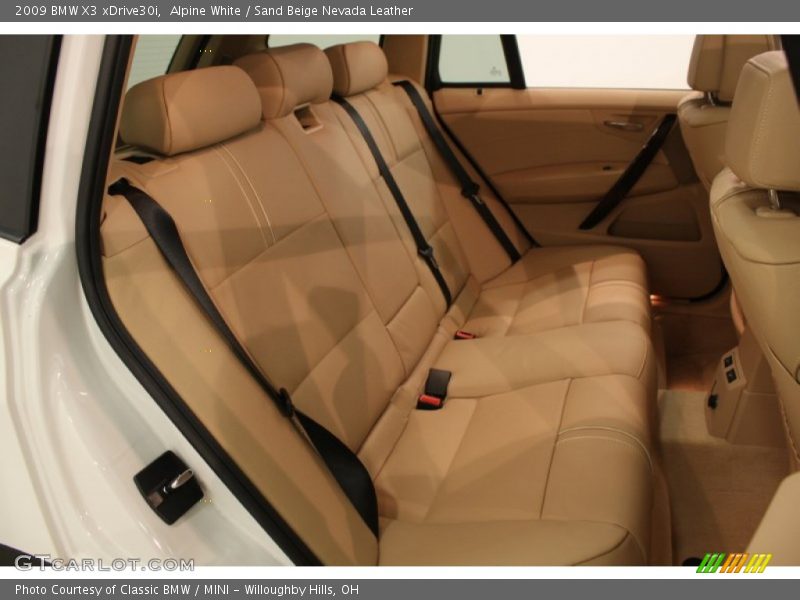 Rear Seat of 2009 X3 xDrive30i