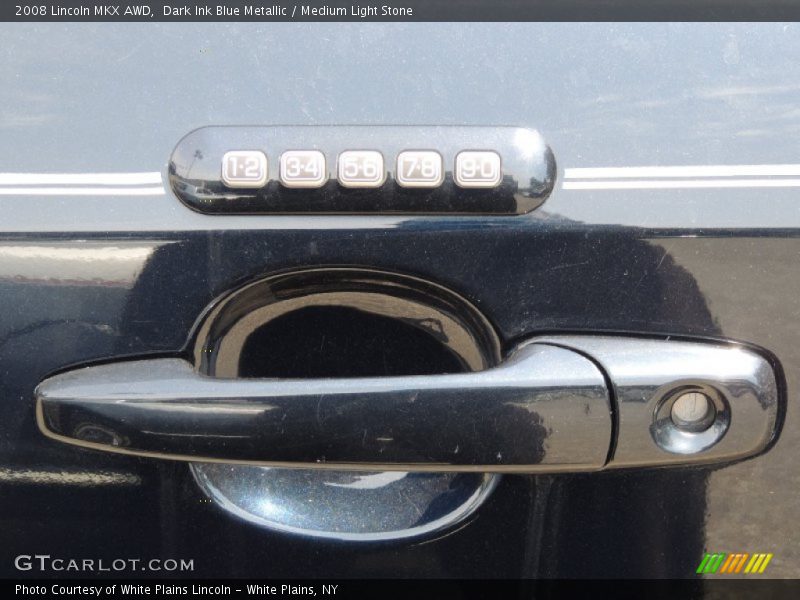 Dark Ink Blue Metallic / Medium Light Stone 2008 Lincoln MKX AWD