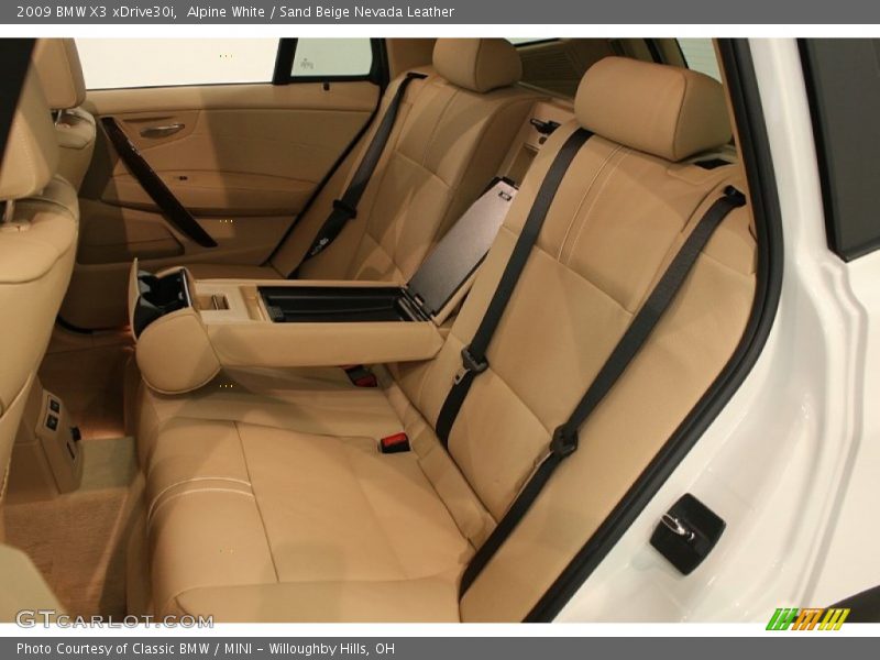 Rear Seat of 2009 X3 xDrive30i