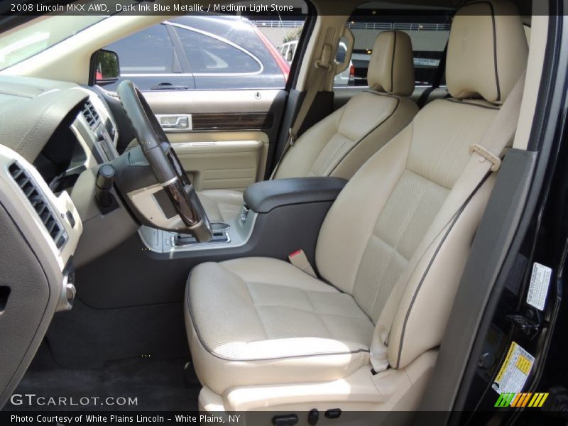 Dark Ink Blue Metallic / Medium Light Stone 2008 Lincoln MKX AWD