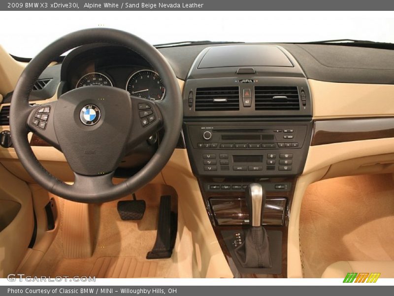 Dashboard of 2009 X3 xDrive30i