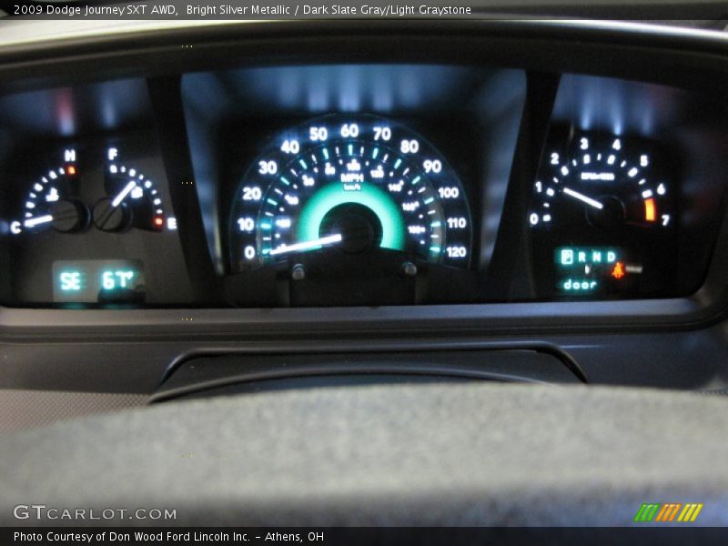 Bright Silver Metallic / Dark Slate Gray/Light Graystone 2009 Dodge Journey SXT AWD