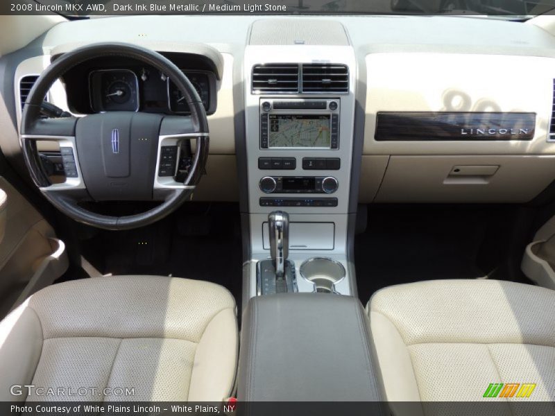 Dark Ink Blue Metallic / Medium Light Stone 2008 Lincoln MKX AWD