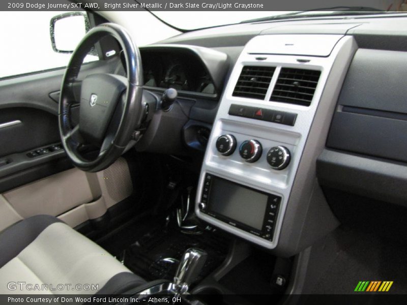 Bright Silver Metallic / Dark Slate Gray/Light Graystone 2009 Dodge Journey SXT AWD
