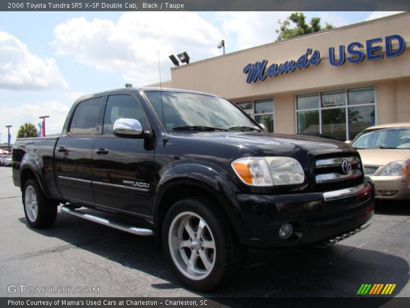 Black / Taupe 2006 Toyota Tundra SR5 X-SP Double Cab