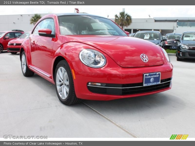 Tornado Red / Titan Black 2013 Volkswagen Beetle TDI