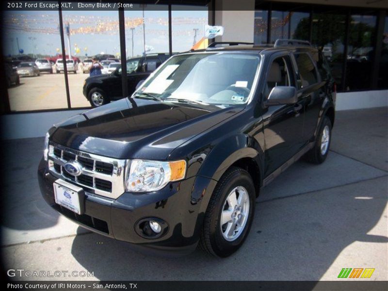 Ebony Black / Stone 2012 Ford Escape XLT