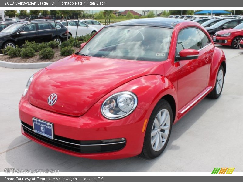 Tornado Red / Titan Black 2013 Volkswagen Beetle TDI