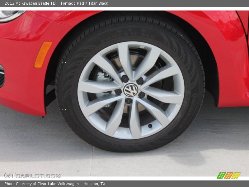 Tornado Red / Titan Black 2013 Volkswagen Beetle TDI