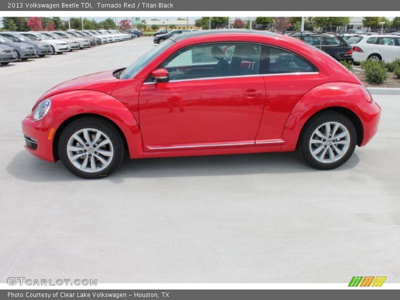 Tornado Red / Titan Black 2013 Volkswagen Beetle TDI