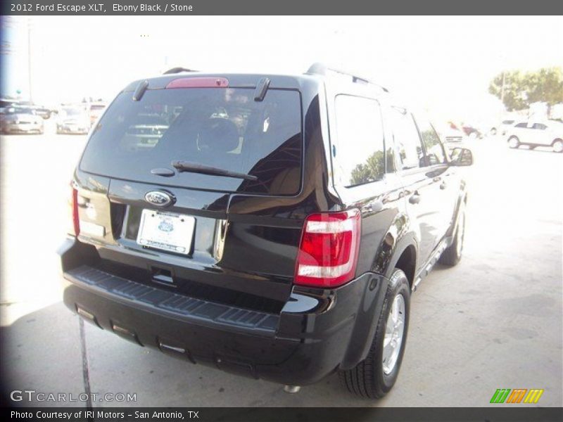Ebony Black / Stone 2012 Ford Escape XLT
