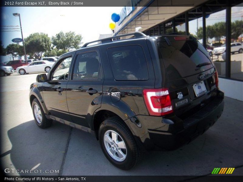 Ebony Black / Stone 2012 Ford Escape XLT