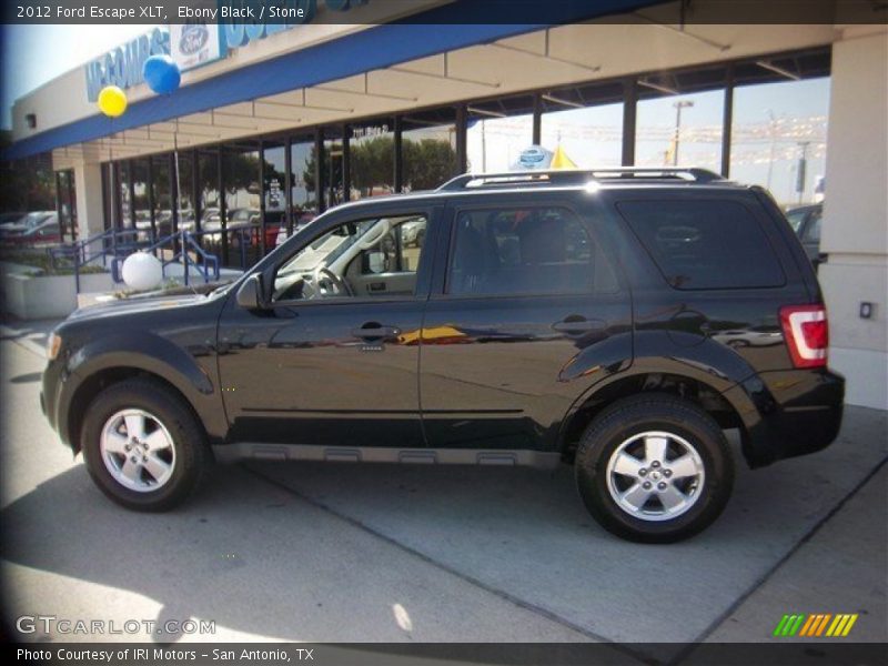 Ebony Black / Stone 2012 Ford Escape XLT