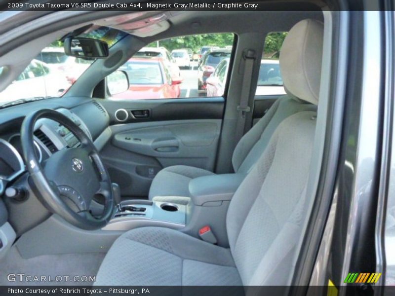 Magnetic Gray Metallic / Graphite Gray 2009 Toyota Tacoma V6 SR5 Double Cab 4x4