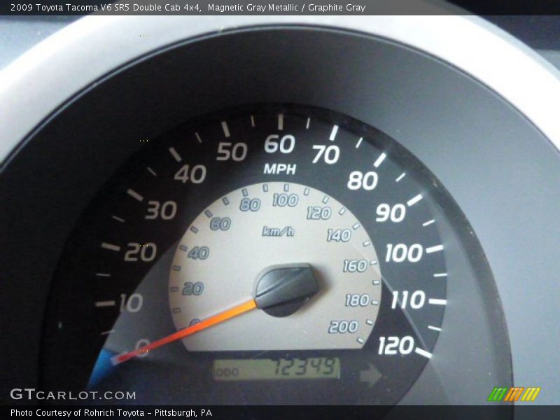 Magnetic Gray Metallic / Graphite Gray 2009 Toyota Tacoma V6 SR5 Double Cab 4x4