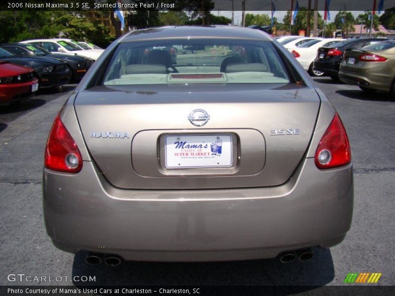 Spirited Bronze Pearl / Frost 2006 Nissan Maxima 3.5 SE
