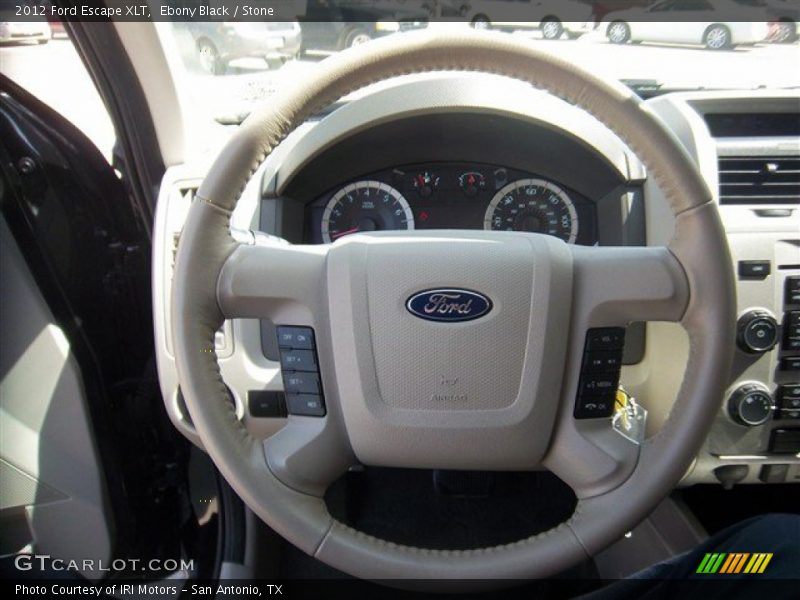 Ebony Black / Stone 2012 Ford Escape XLT