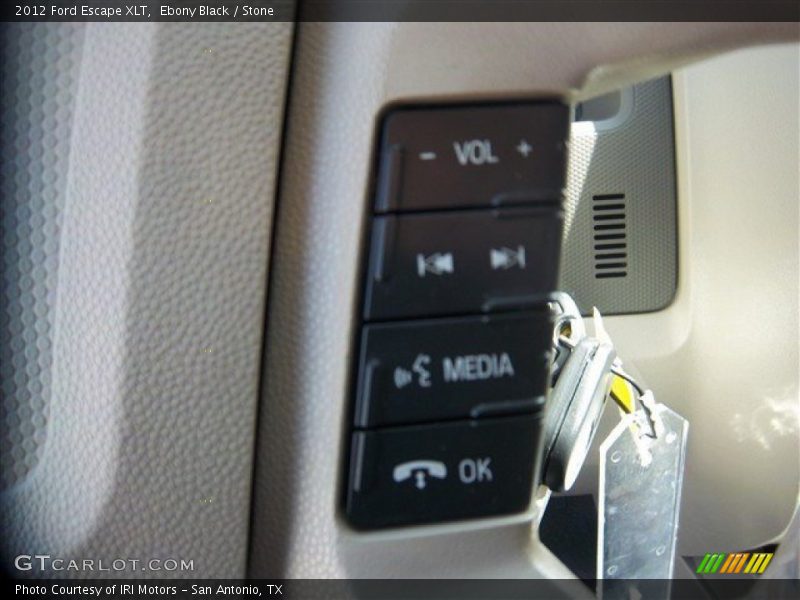 Ebony Black / Stone 2012 Ford Escape XLT