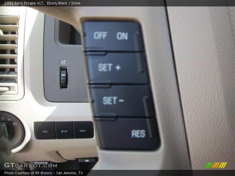 Ebony Black / Stone 2012 Ford Escape XLT
