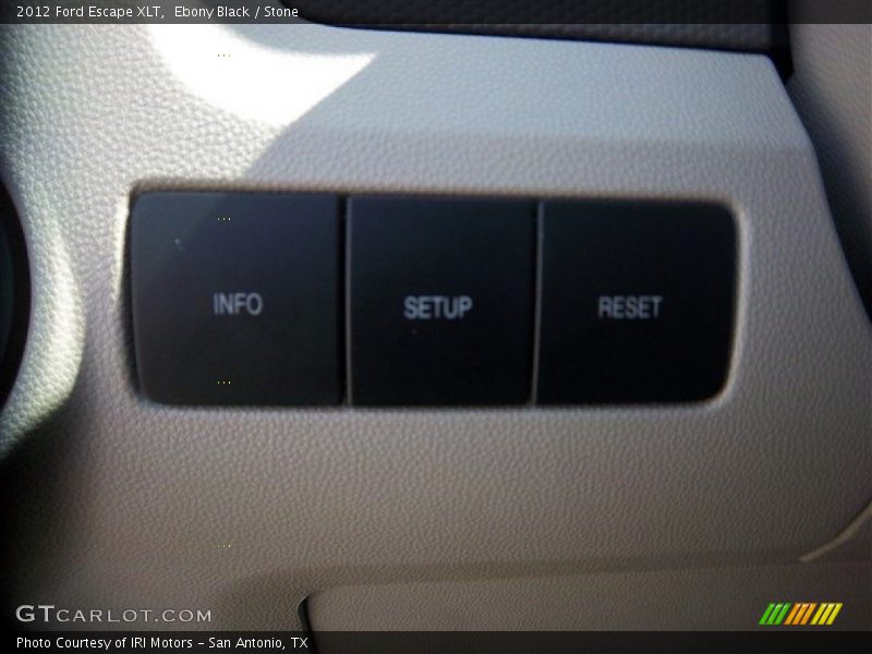 Ebony Black / Stone 2012 Ford Escape XLT
