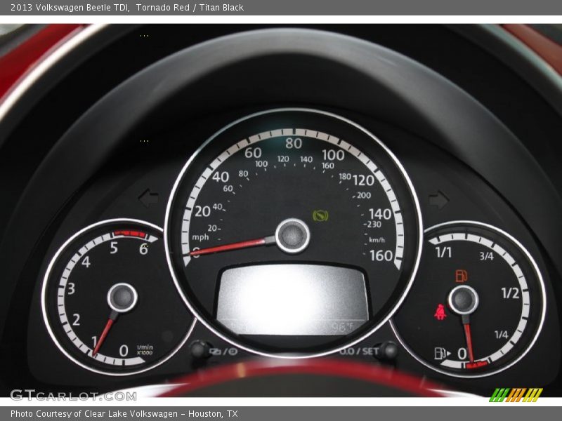Tornado Red / Titan Black 2013 Volkswagen Beetle TDI