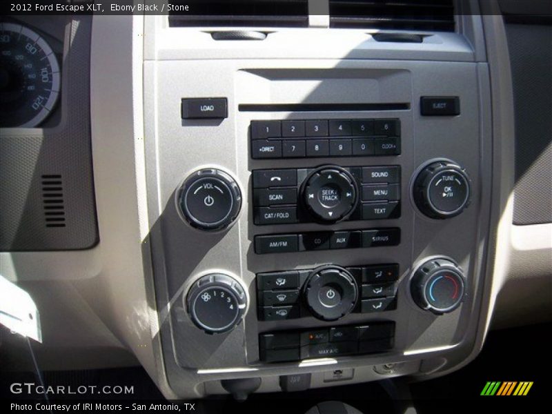 Ebony Black / Stone 2012 Ford Escape XLT
