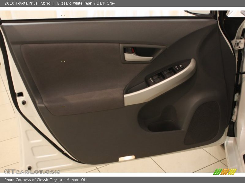Blizzard White Pearl / Dark Gray 2010 Toyota Prius Hybrid II