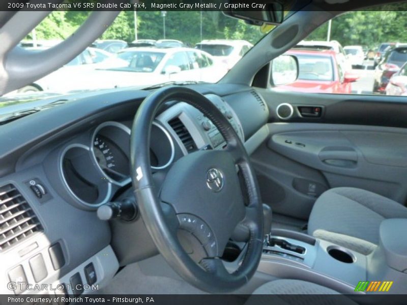 Magnetic Gray Metallic / Graphite Gray 2009 Toyota Tacoma V6 SR5 Double Cab 4x4