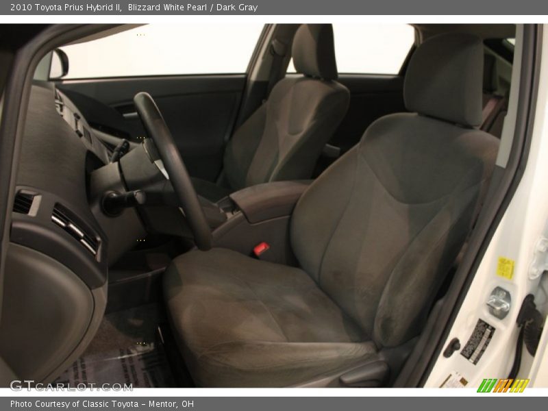 Blizzard White Pearl / Dark Gray 2010 Toyota Prius Hybrid II