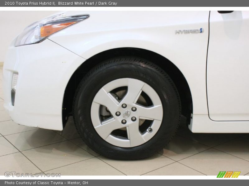 Blizzard White Pearl / Dark Gray 2010 Toyota Prius Hybrid II