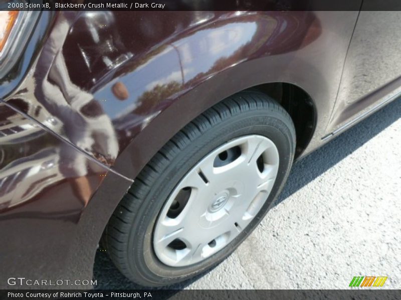Blackberry Crush Metallic / Dark Gray 2008 Scion xB