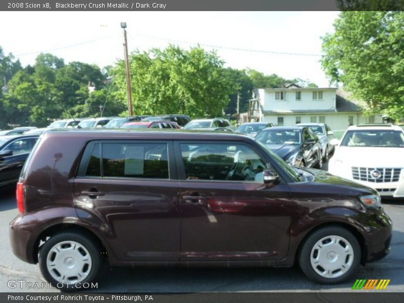Blackberry Crush Metallic / Dark Gray 2008 Scion xB