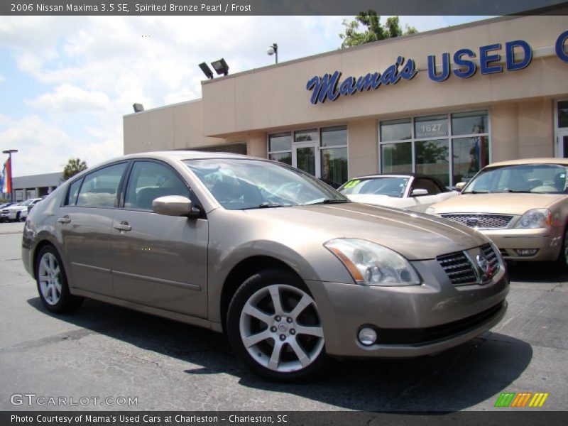 Spirited Bronze Pearl / Frost 2006 Nissan Maxima 3.5 SE