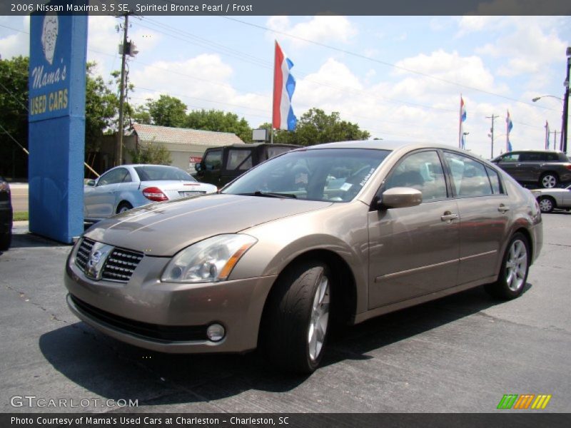 Spirited Bronze Pearl / Frost 2006 Nissan Maxima 3.5 SE