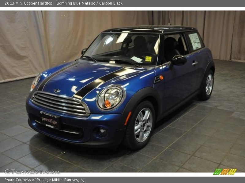 Lightning Blue Metallic / Carbon Black 2013 Mini Cooper Hardtop