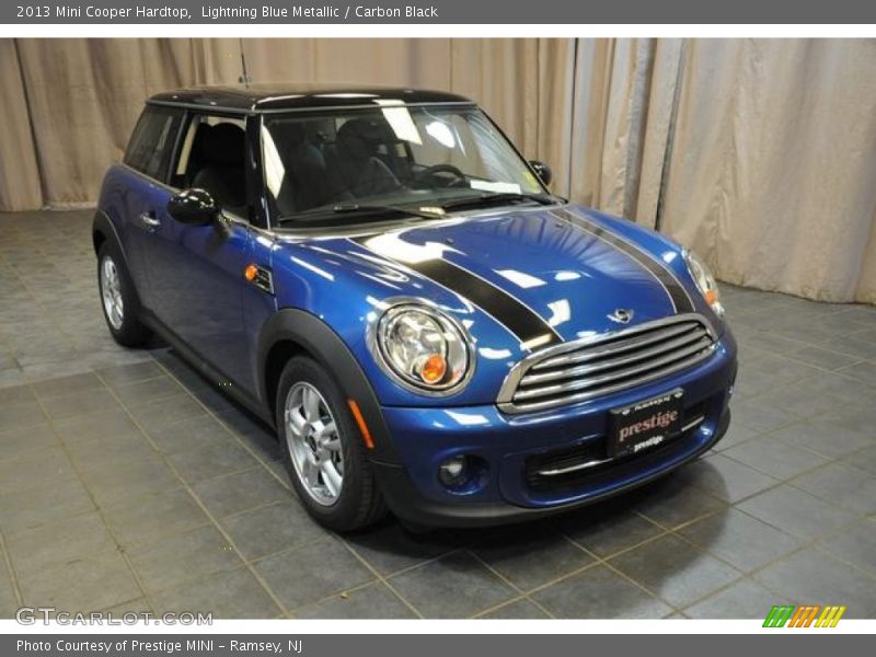 Lightning Blue Metallic / Carbon Black 2013 Mini Cooper Hardtop