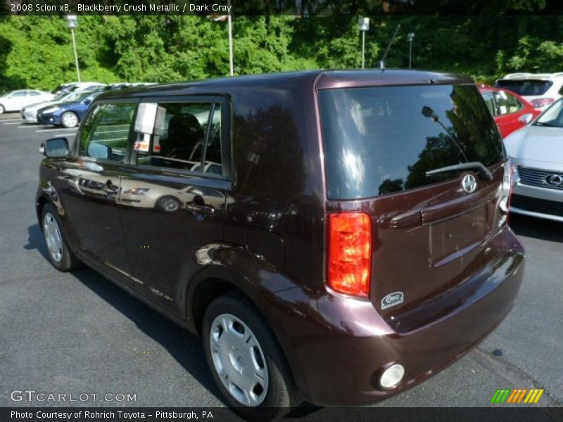 Blackberry Crush Metallic / Dark Gray 2008 Scion xB