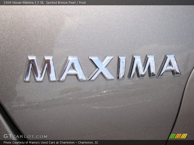 Spirited Bronze Pearl / Frost 2006 Nissan Maxima 3.5 SE